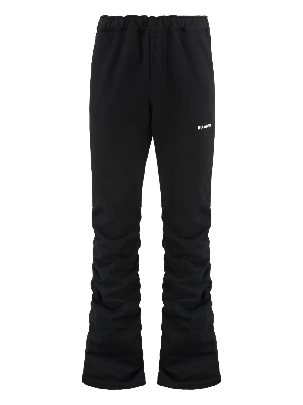 B1ARCHIVE ruched-detail track pants | Black | Image 1