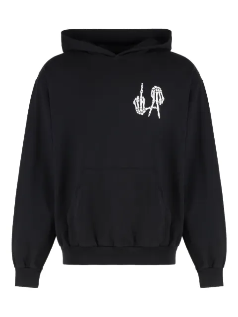Local Authority graphic-print cotton hoodie