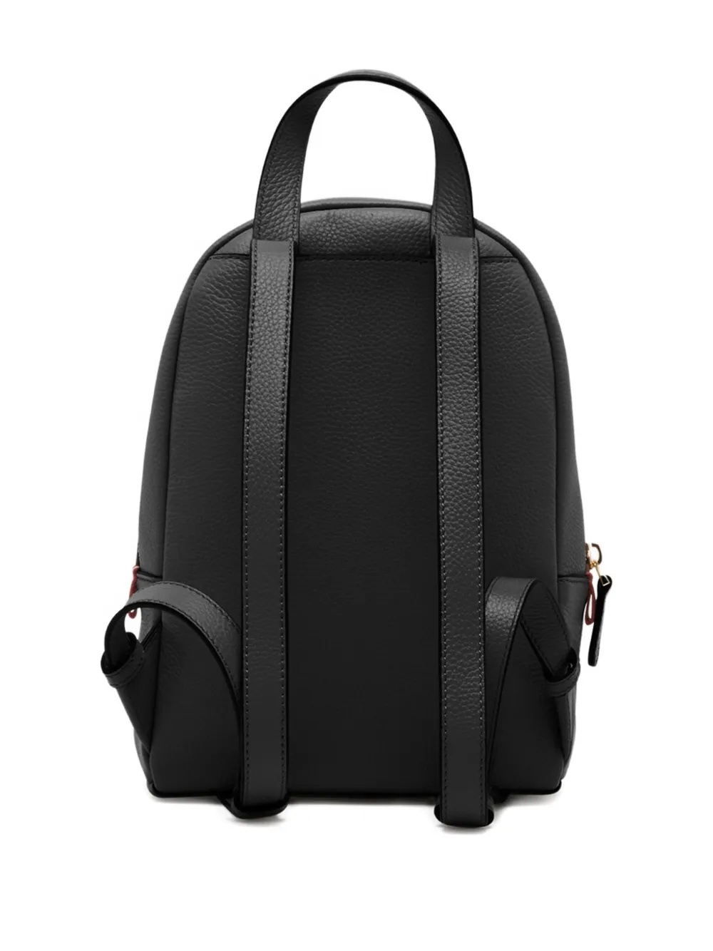 Bally Mini Grained-leather Backpack In Black