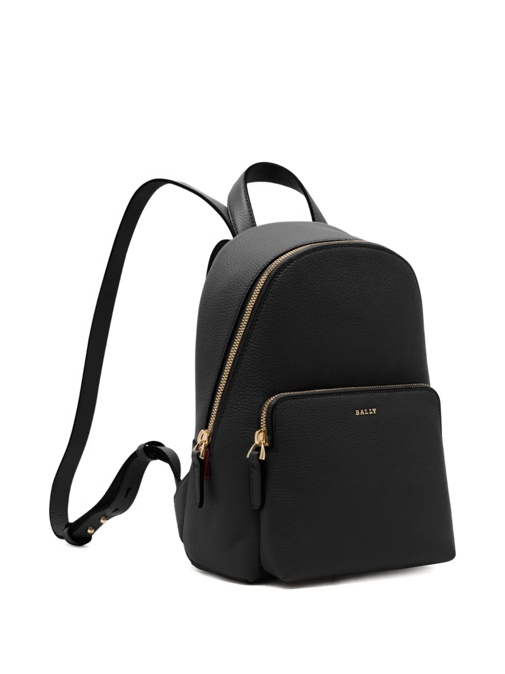 Bally Mini Grained-leather Backpack In Black