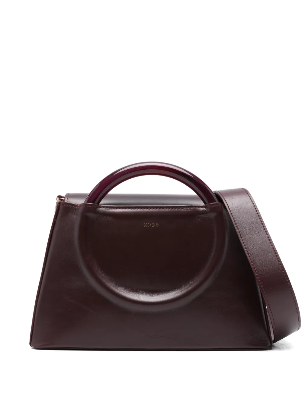 Ni.do Bollicina Round-handle Tote Bag In Red