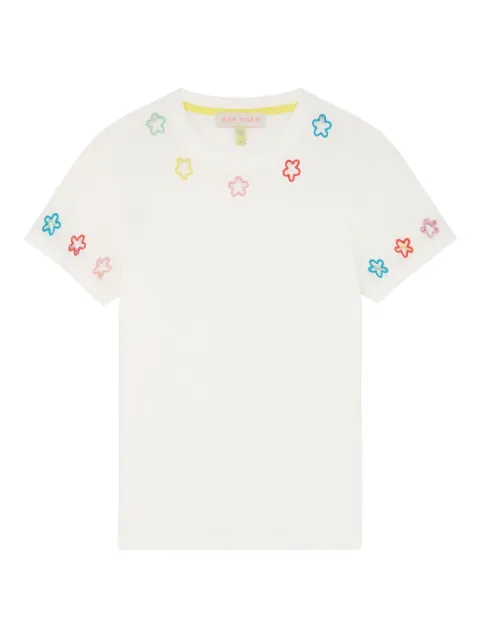 Mira Mikati تيشيرت مطرز