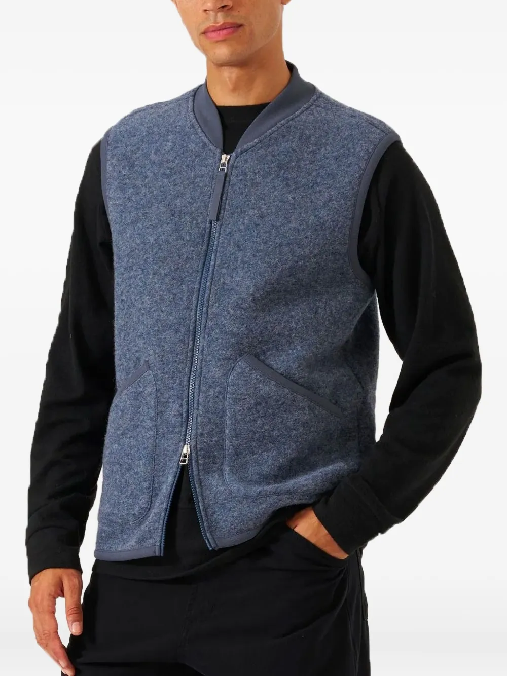 Universal Works zip-up gilet | Waistcoats & Gilets | Image 2