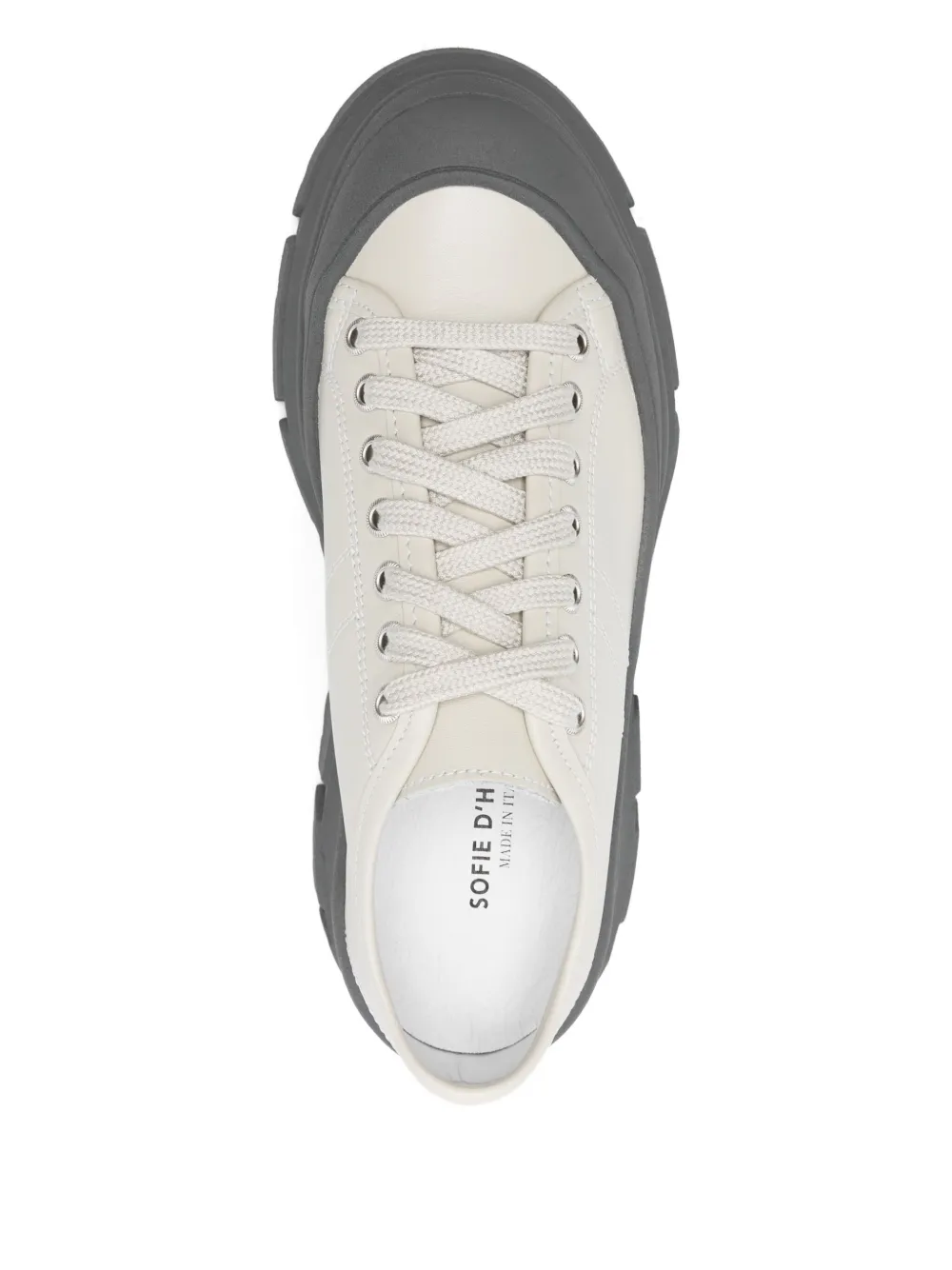 Sofie D'hoore Lug-sole Sneakers In Gray