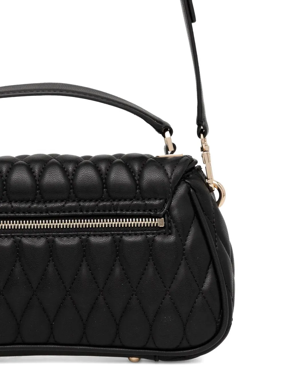 Guess Usa Valla Quilted Tote Bag In Black