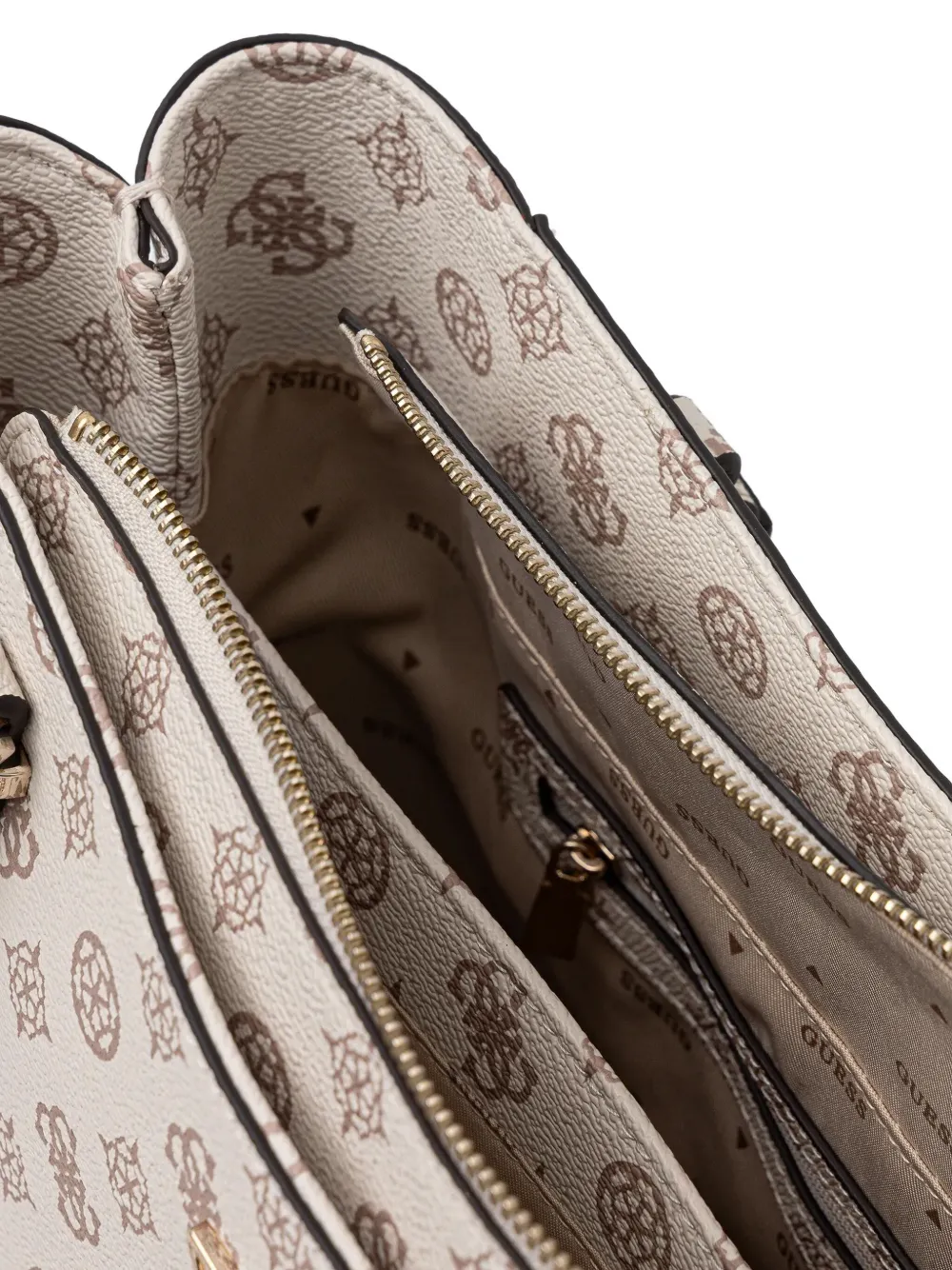 Guess Usa Daryna Elite Shoulder Bag In Neutral