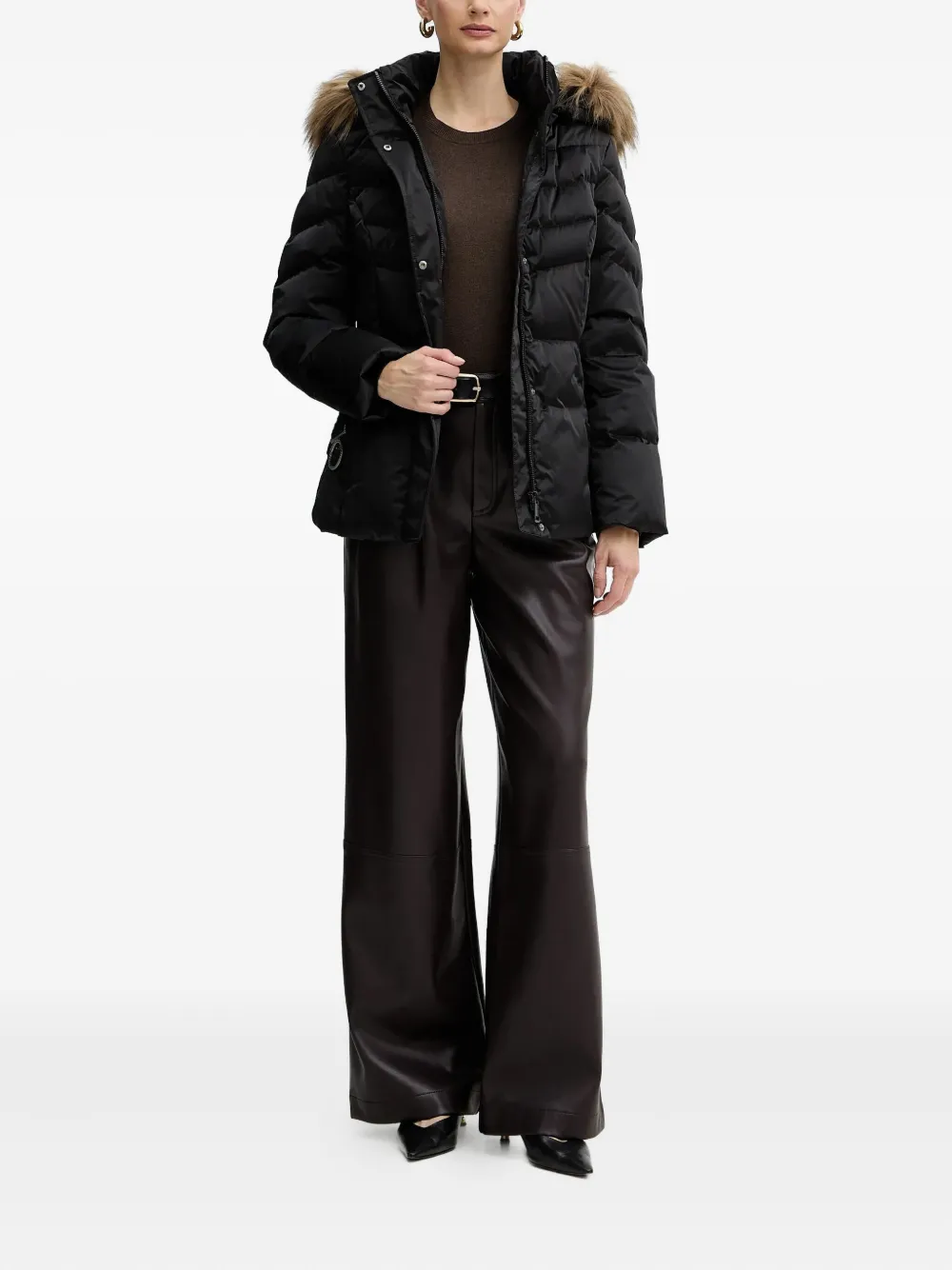 GUESS USA elasticated-belt jacket | Down Jackets | Image 2