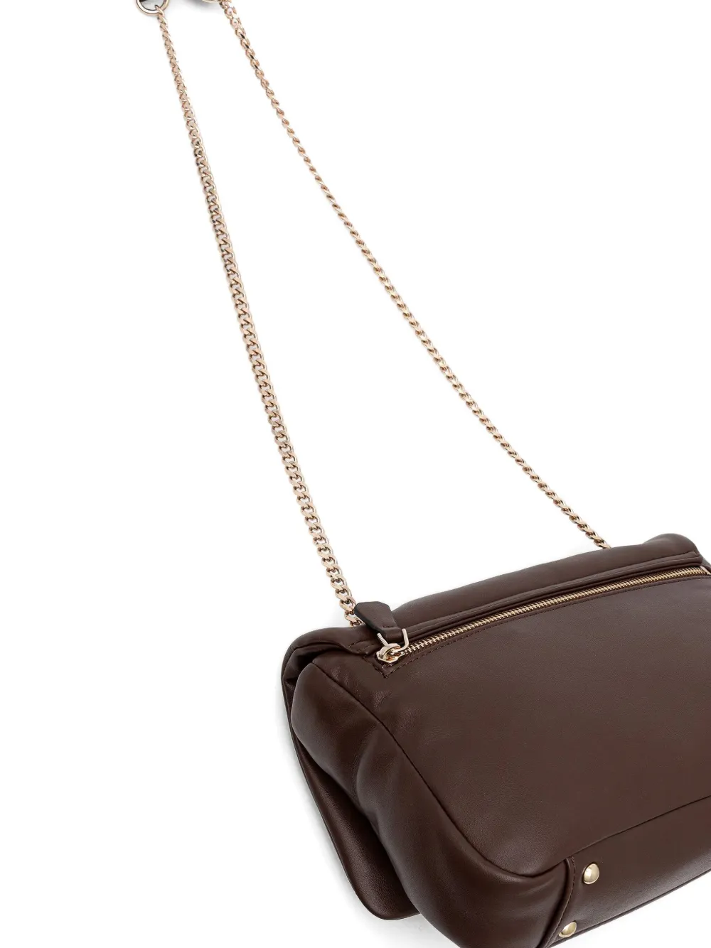 Guess Usa Mini Sunetra Logo-plaque Tote Bag In Brown