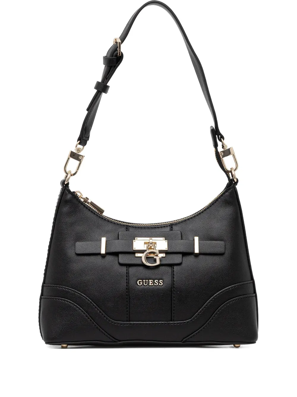 GUESS USA Greyson shoulder bag - ブラック GUESS USA Greyson shoulder bag - ブラック
