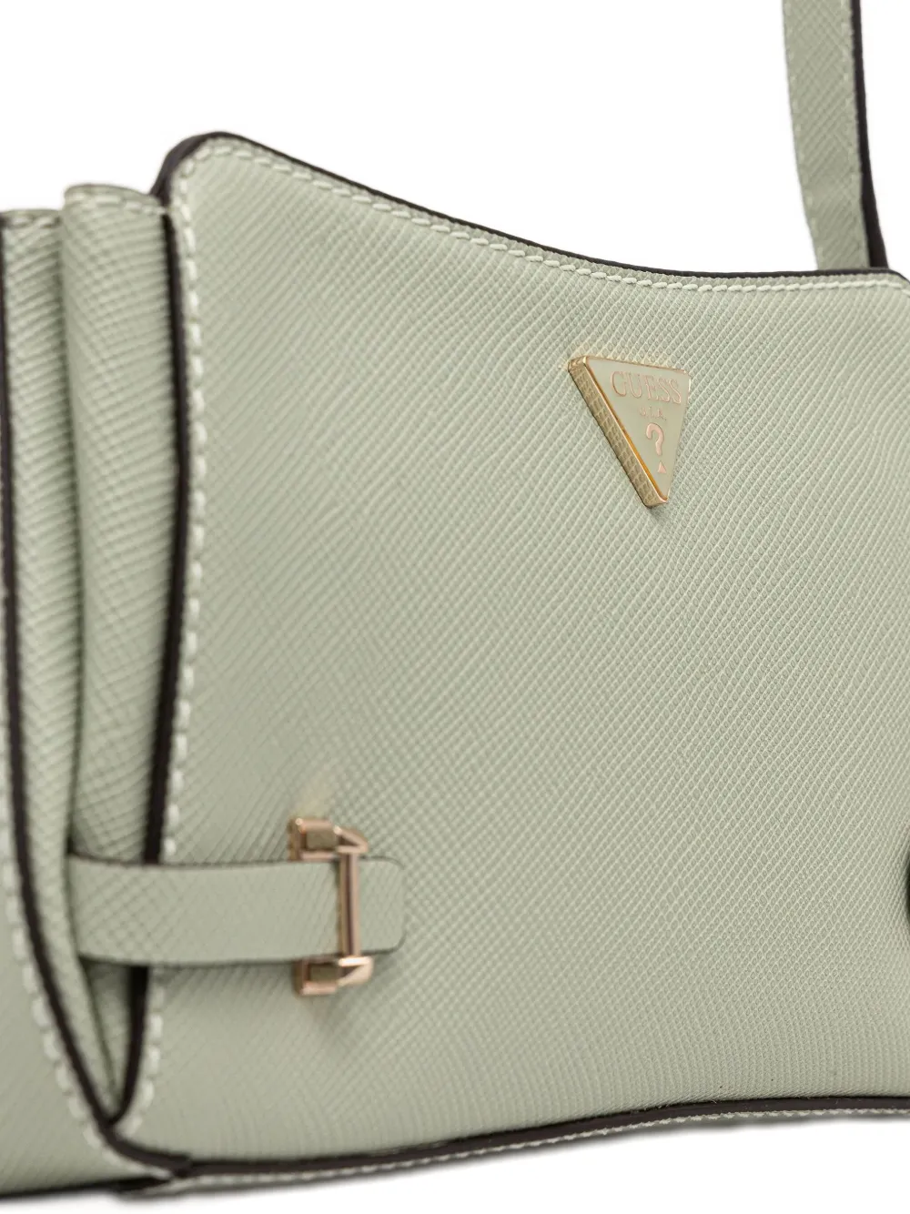 Guess Usa Rosalba Buckle Cross Body Bag In Green