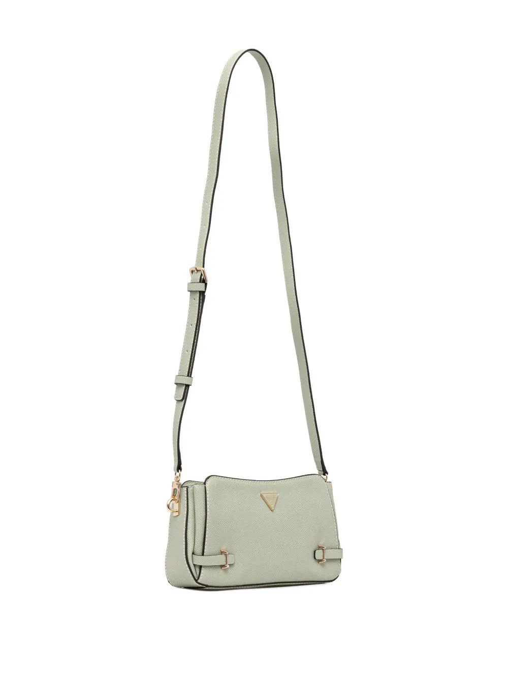 Guess Usa Rosalba Buckle Cross Body Bag In Green