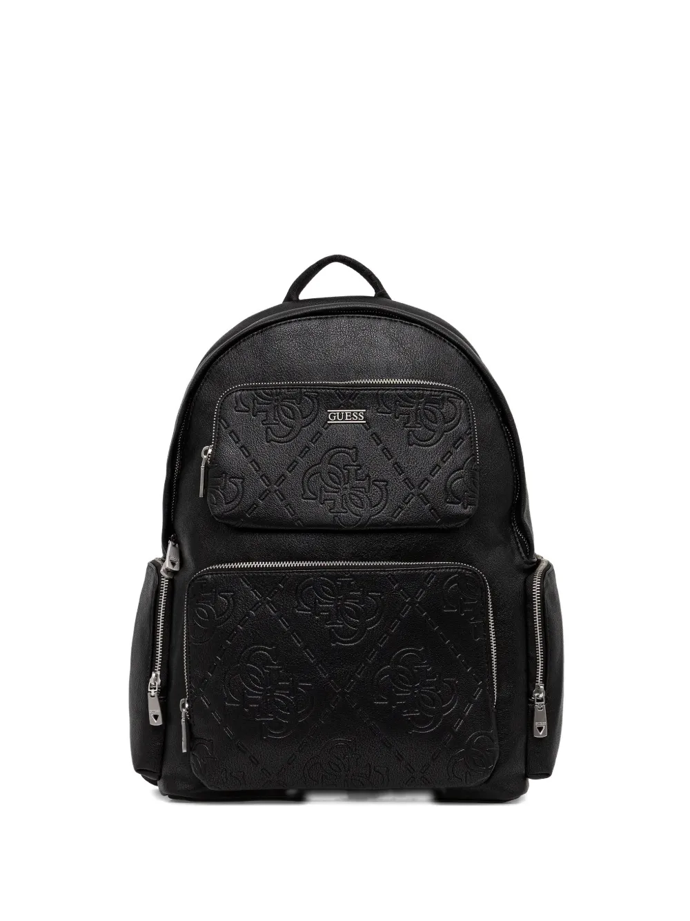 GUESS USA zip-fastening backpack - ブラック GUESS USA zip-fastening backpack - ブラック