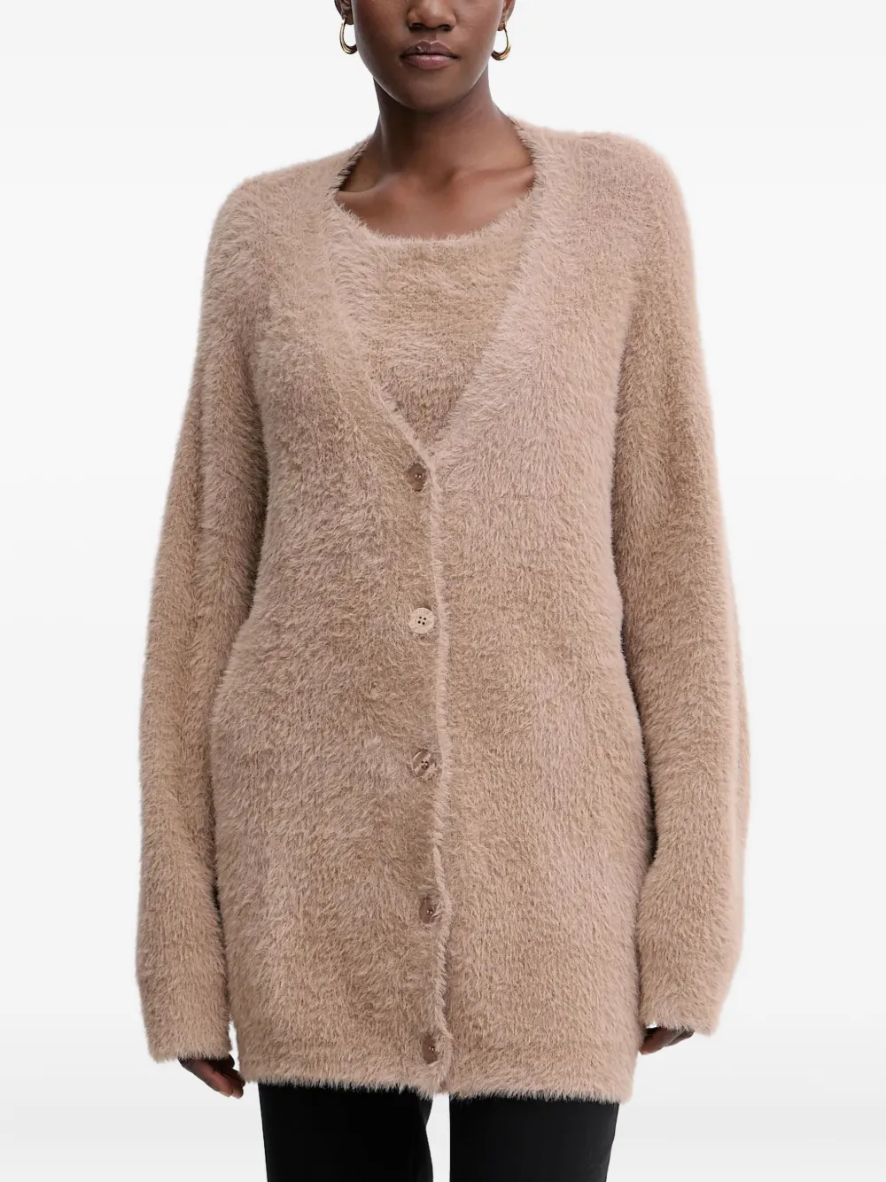 Guess Usa Hailey Cardigan In Neutral