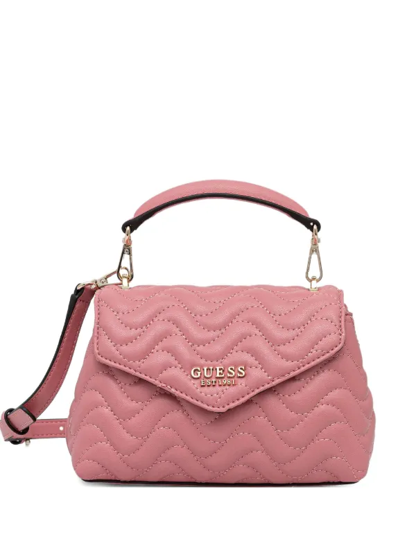 GUESS USA キルティング ショルダーバッグ | ピンク | FARFETCH JP