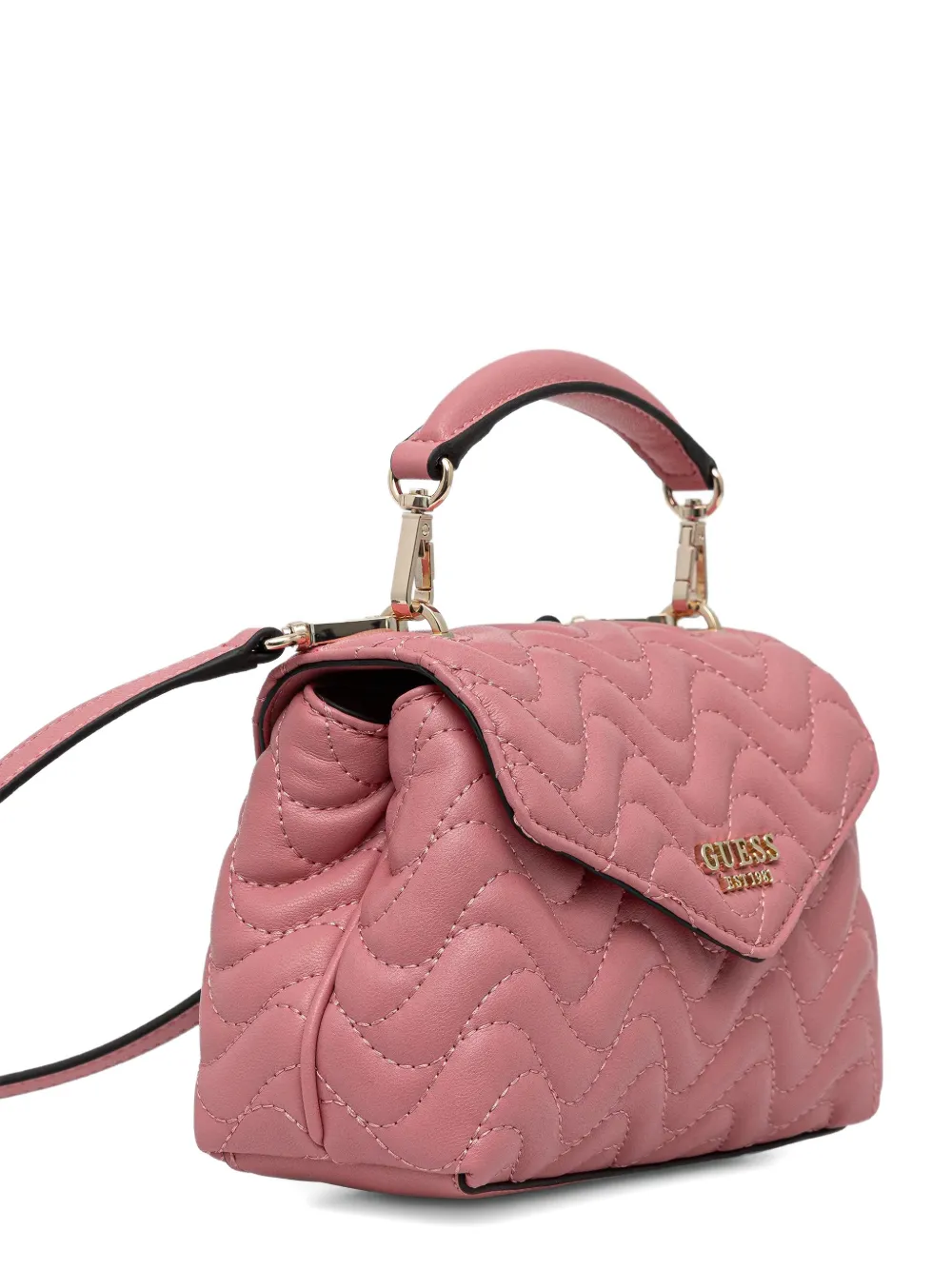 Quilted Top-Handle Cross Body Bag