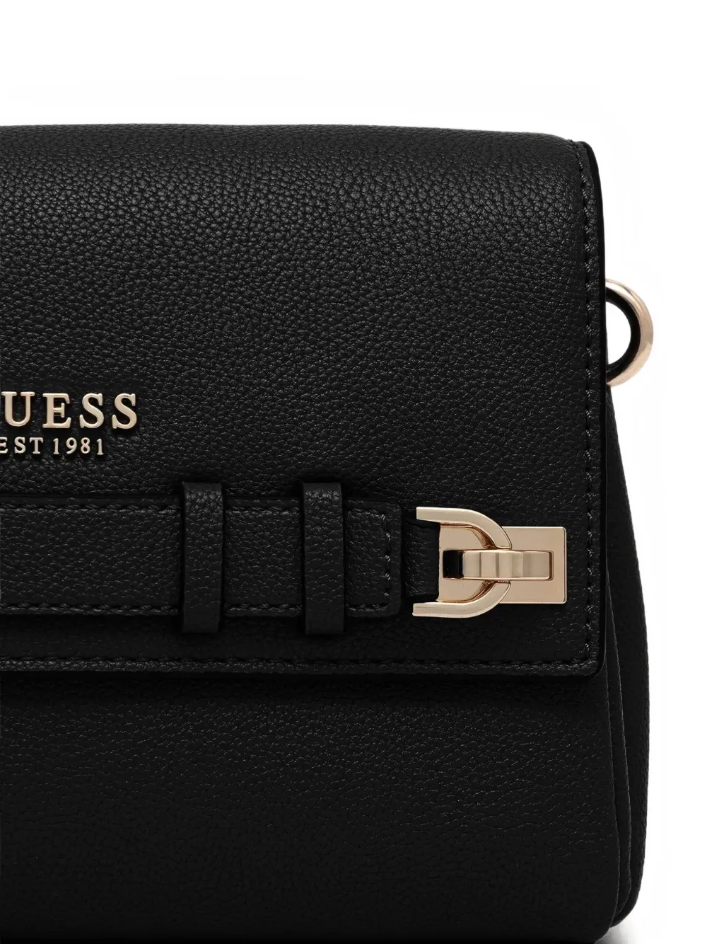 Guess Usa Gregoria Logo-detail Cross Body Bag In Black