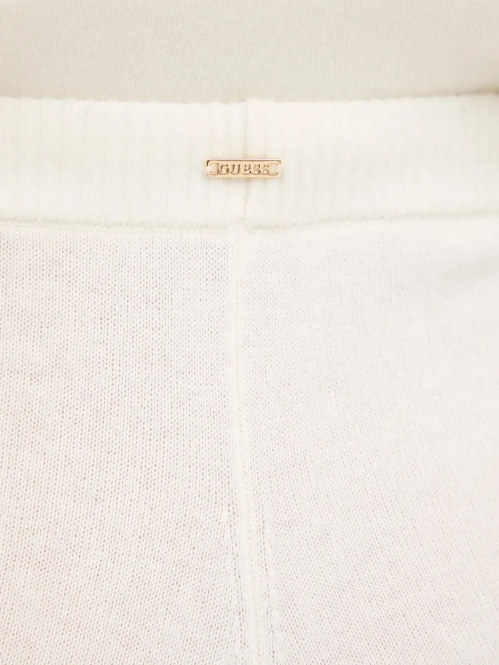 Guess Usa Drawstring Knit Track Pants In Neutral