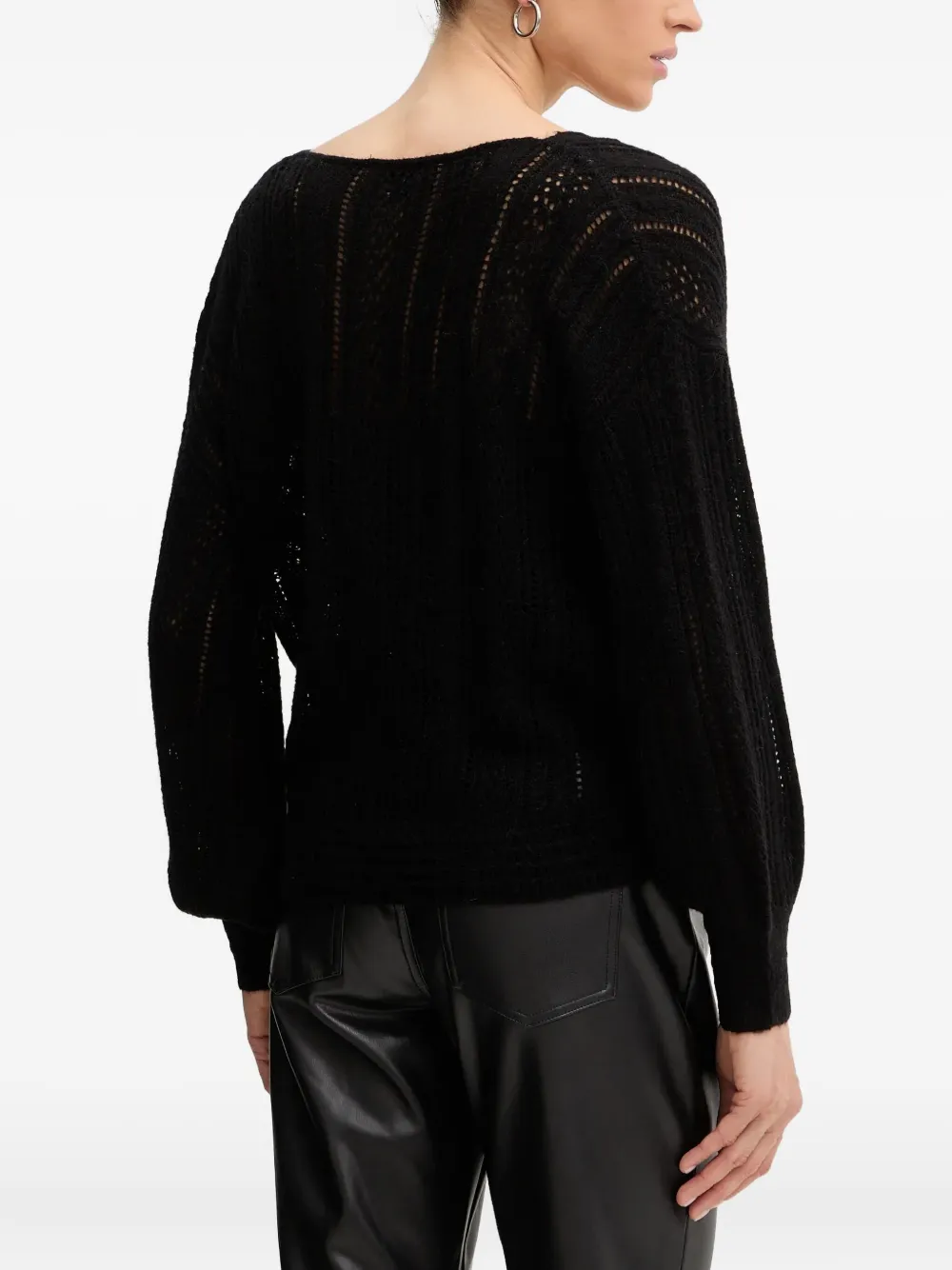 GUESS USA Trui met V-hals Zwart