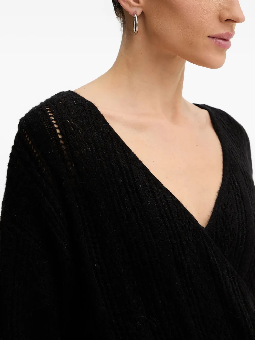 GUESS USA Trui met V-hals Zwart
