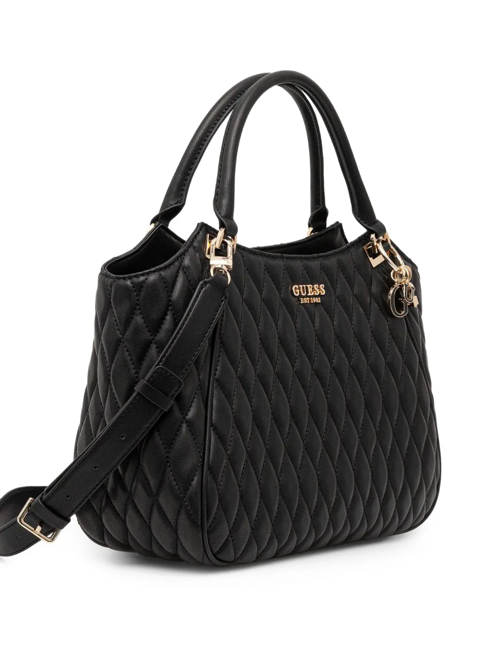 GUESS USA Valla gewatteerde shopper - Zwart