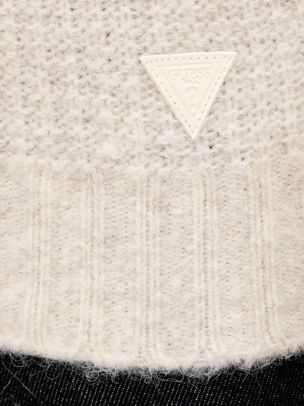 GUESS USA Kabelgebreide coltrui Beige