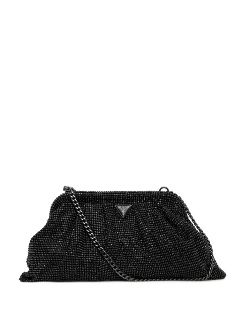 GUESS USA chain-strap embellished clutch bag