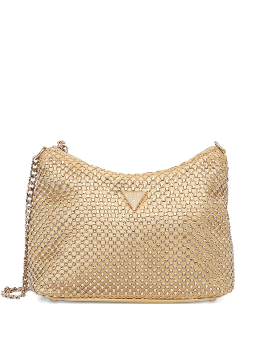 GUESS USA mini Zalina logo-plaque tote bag - ゴールドトーン GUESS USA mini Zalina logo-plaque tote bag - ゴールドトーン