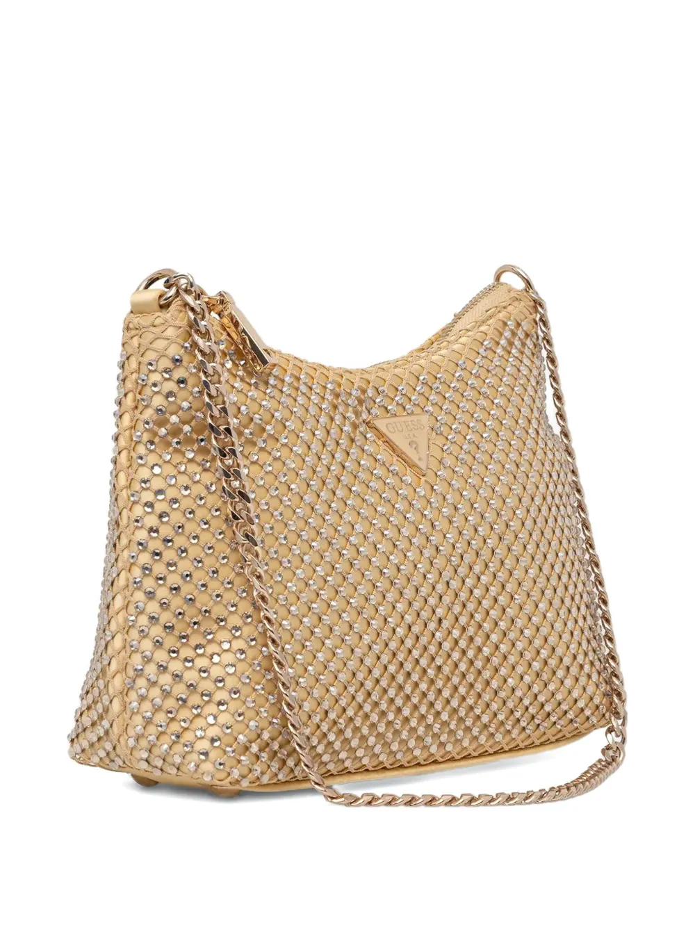 GUESS USA Zalina mini-shopper met logoplakkaat - Goud