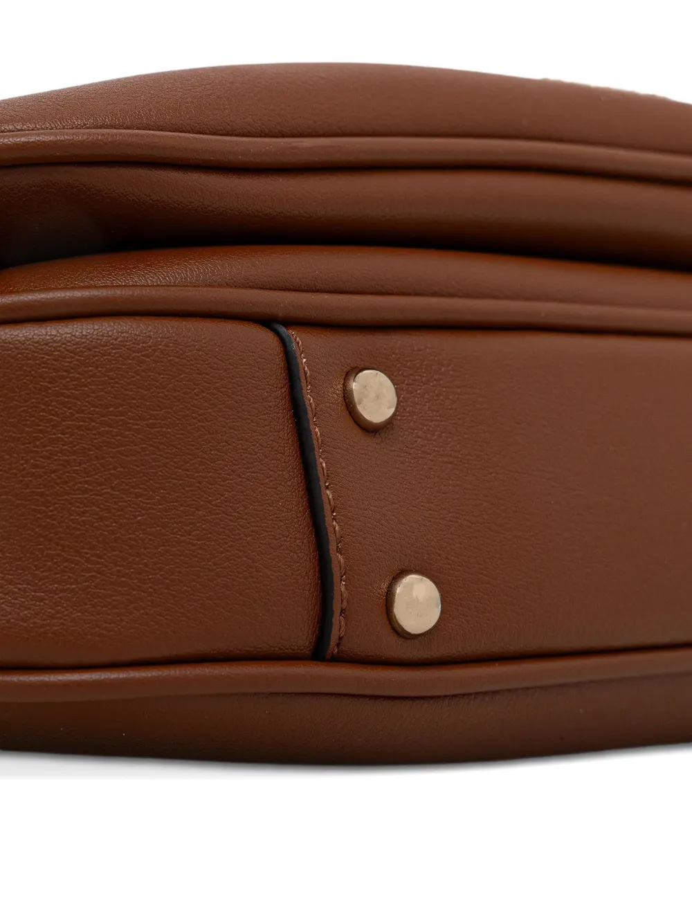 Guess Usa Dea Logo-plaque Cross Body Bag In Brown