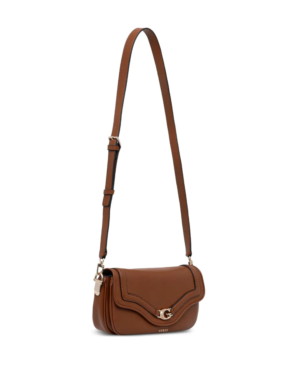 GUESS USA Dea crossbodytas met logoplakkaat Bruin