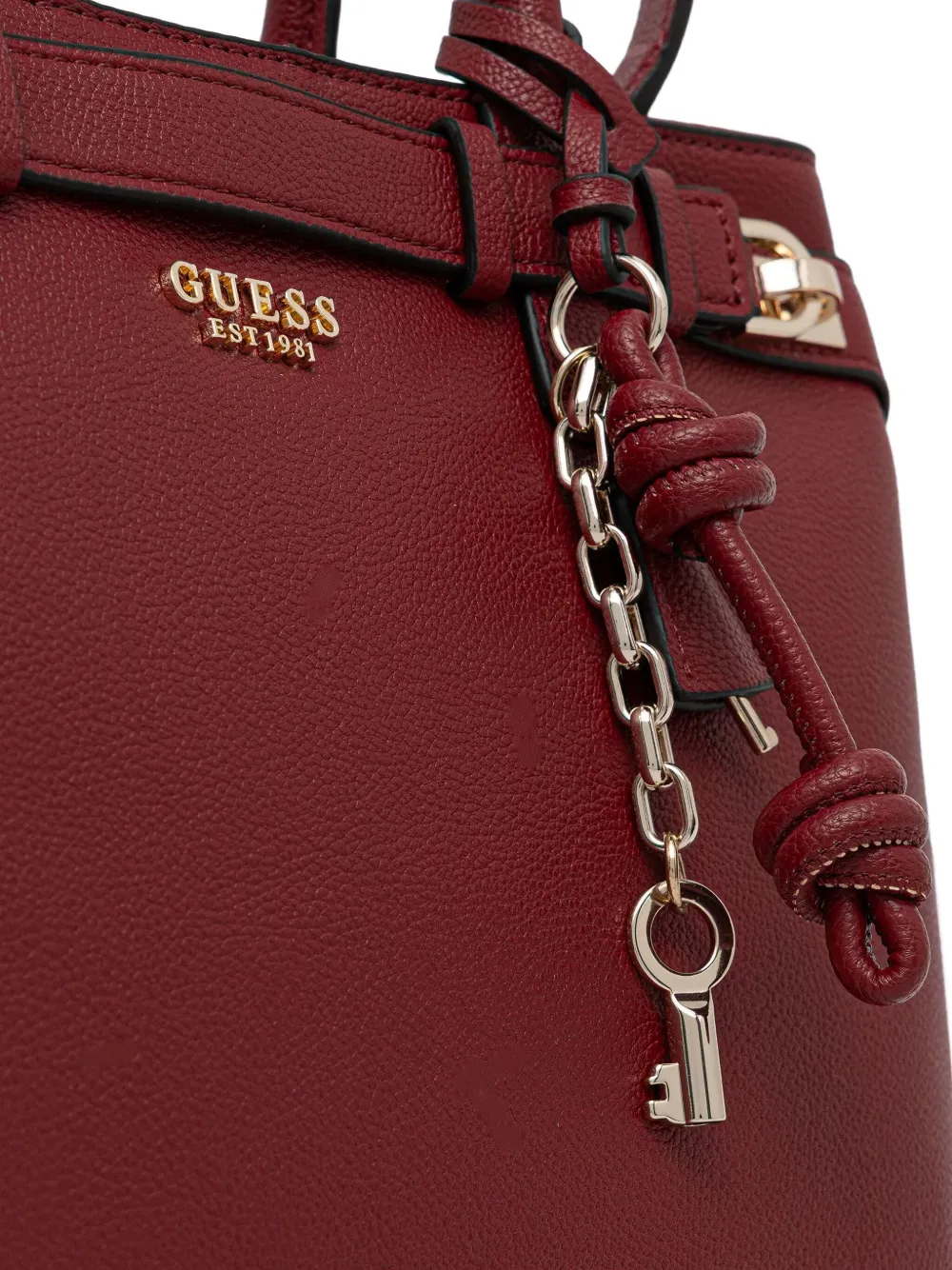 Guess Usa Gregoria Tote Bag In Red
