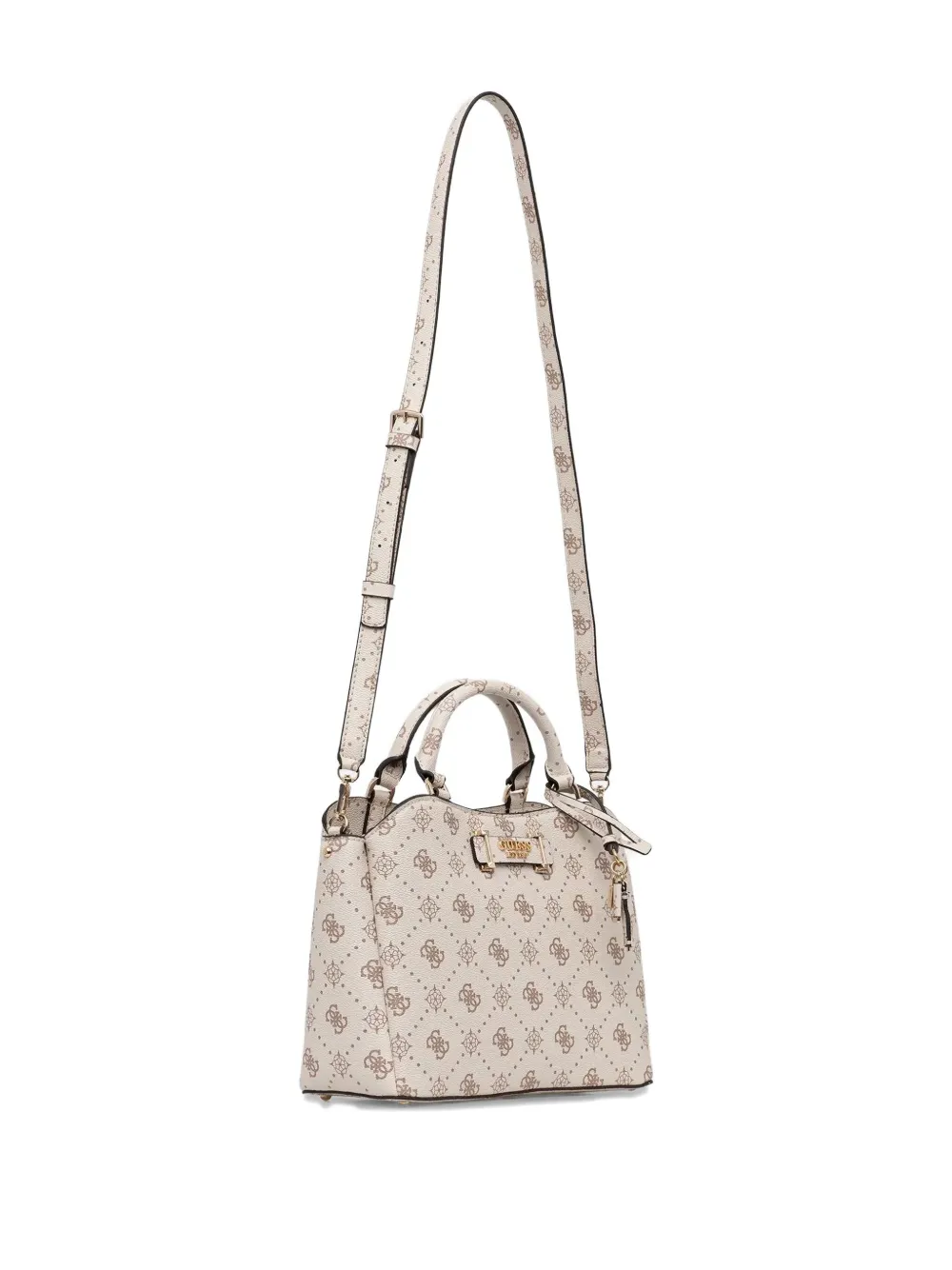 GUESS USA monogram charm-detail tote bag - Beige