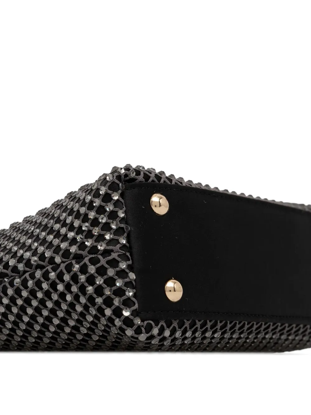 Guess Usa Mini Zip-fastening Shoulder Bag In Black