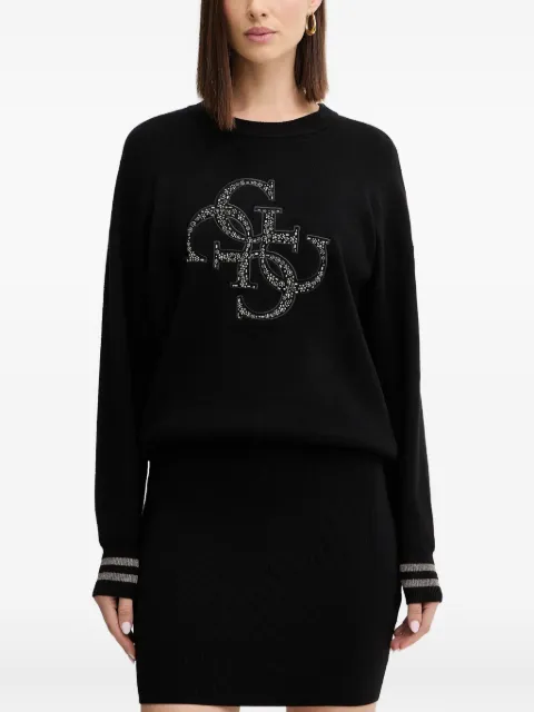 GUESS USA logo-appliqué sweater