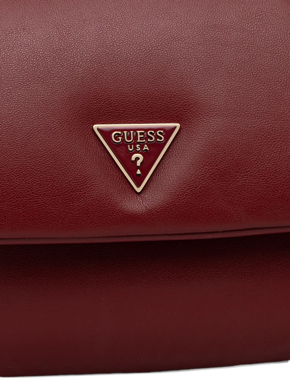 Guess Usa Mini Sunetra Chain-strap Cross Body Bag In Red