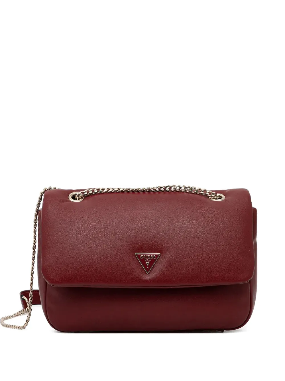 GUESS USA mini Sunetra chain-strap cross body bag - レッド GUESS USA mini Sunetra chain-strap cross body bag - レッド