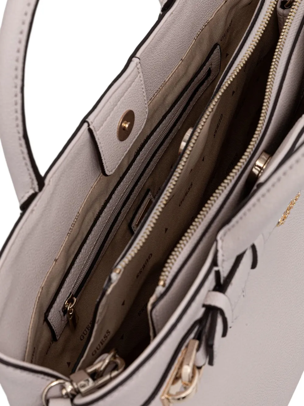 Guess Usa Gregoria Tote Bag In Neutral