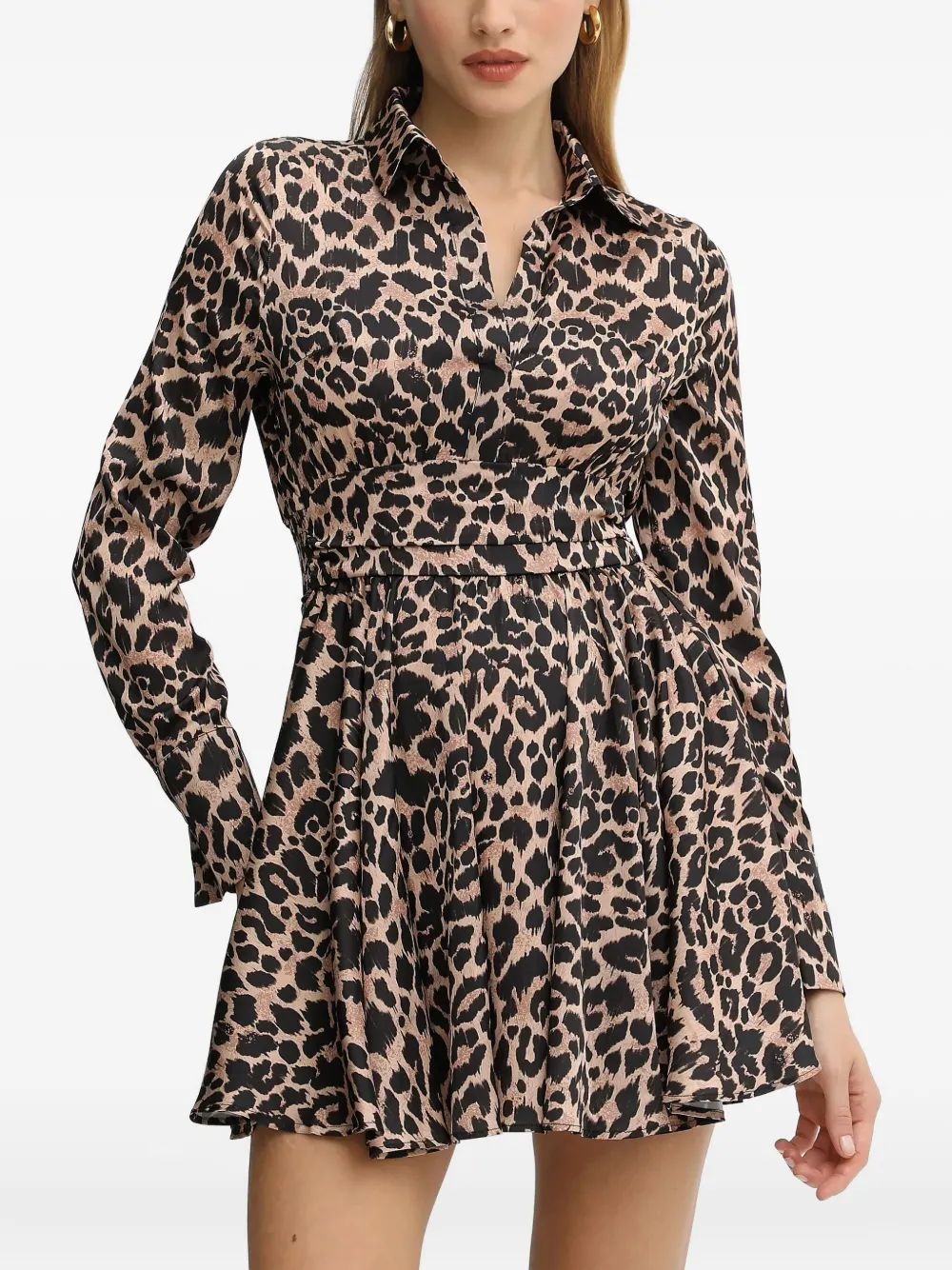 GUESS USA animal-print mini dress - ニュートラル GUESS USA animal-print mini dress - ニュートラル