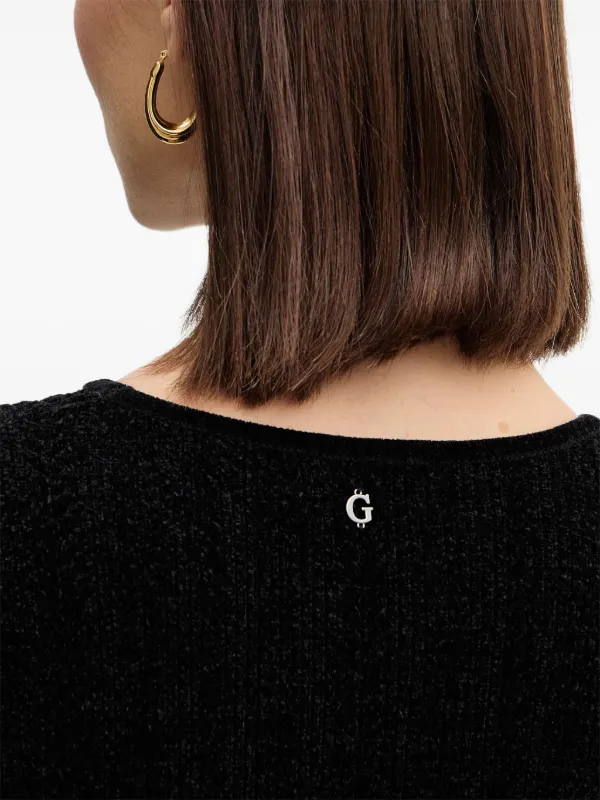 GUESS USA long-sleeve A-line Mini Dress | Black | FARFETCH GUESS USA long-sleeve A-line Mini Dress | Black | FARFETCH