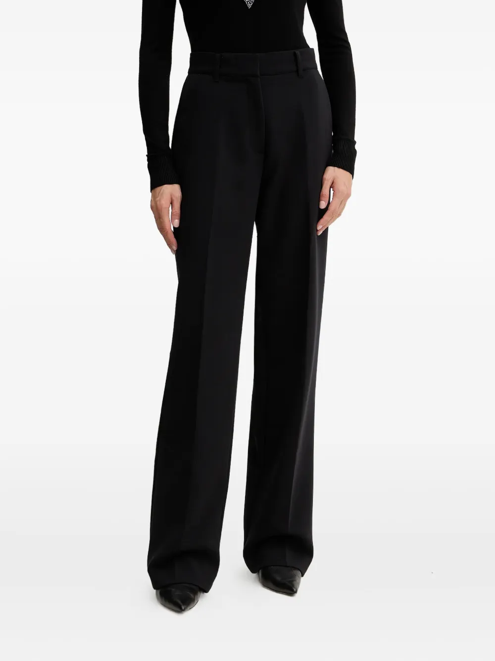 GUESS USA logo-detail trousers | Black | Image 1
