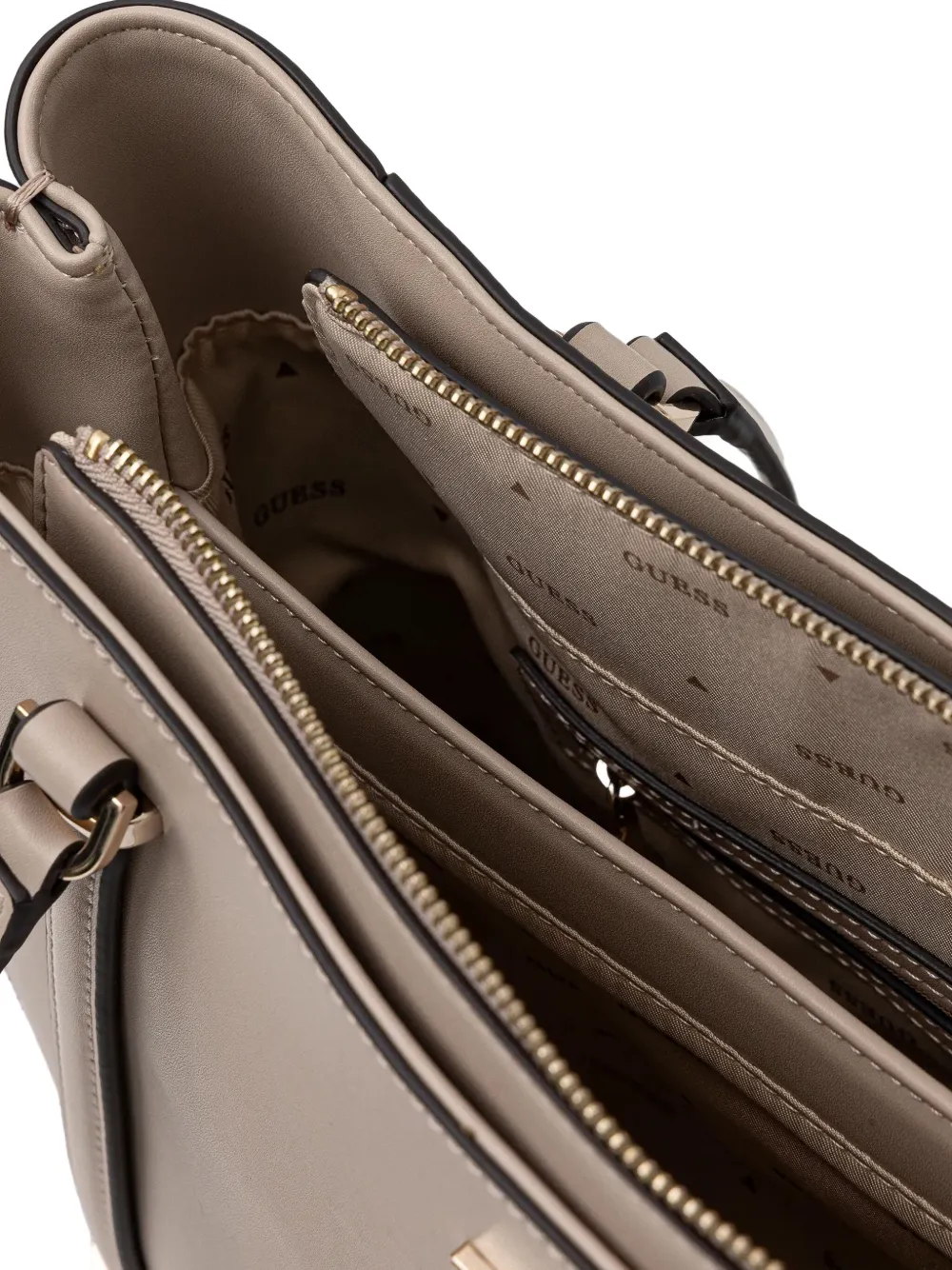 GUESS USA Heuptas met logoplakkaat Beige