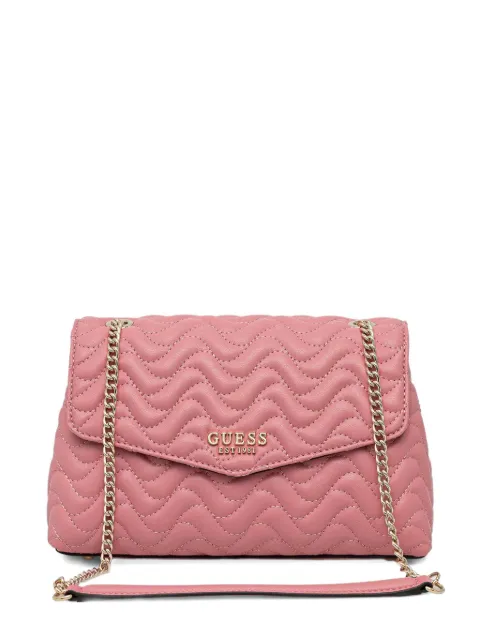 GUESS USA bolsa crossbody capitonada con correa de cadena