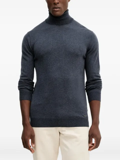 GUESS USA roll-neck logo sweater