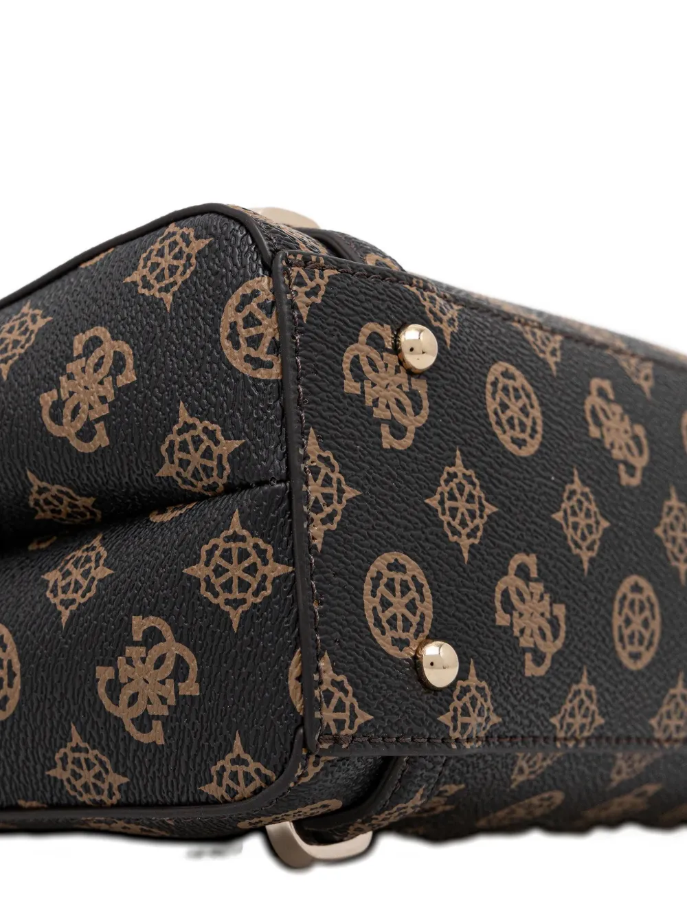 Guess Usa Erica 4g Peony Tote Bag In Black