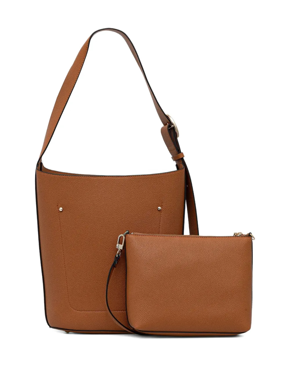 GUESS USA Meridian II schoudertas Bruin