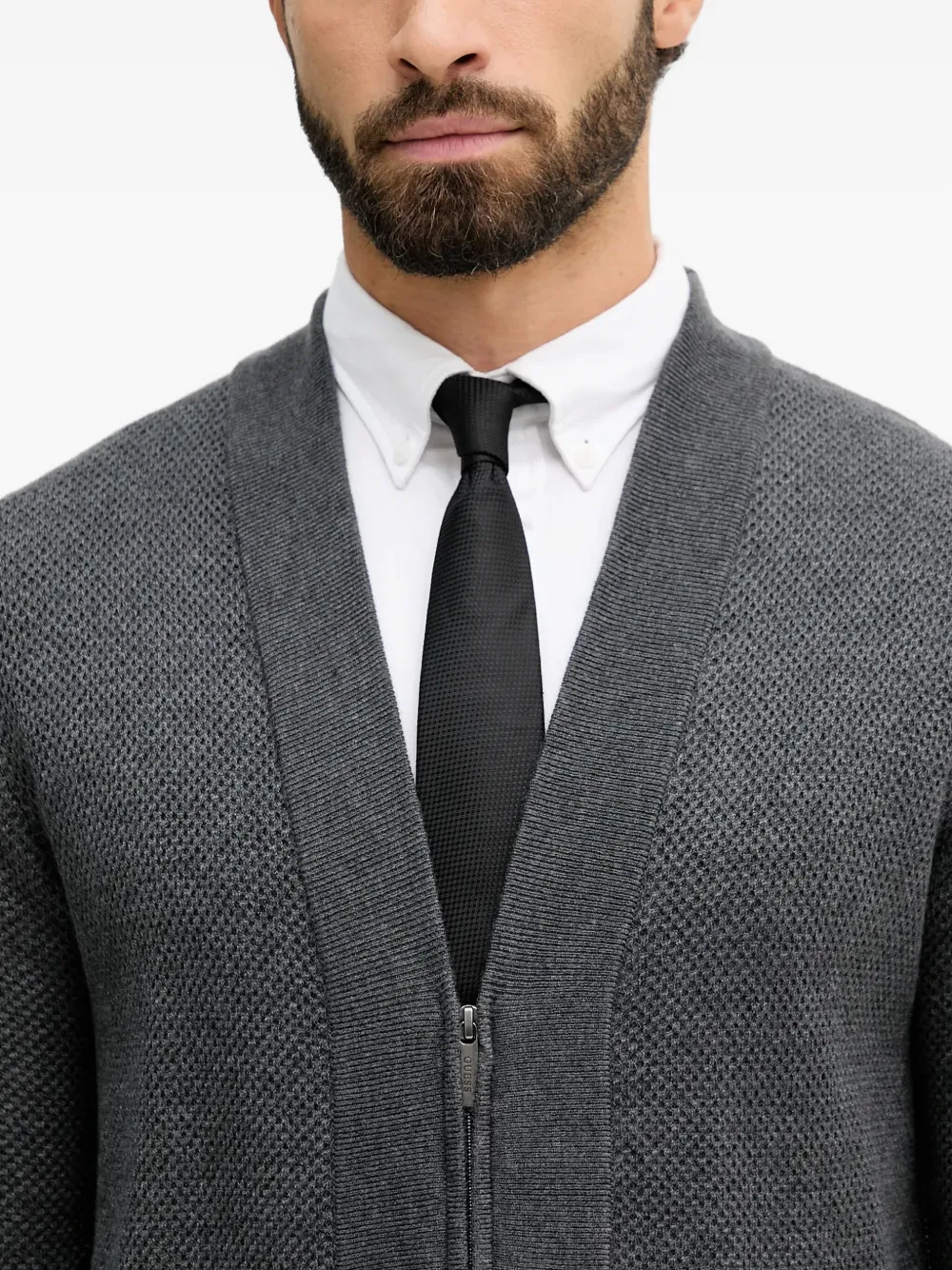 GUESS USA Vest met ritszak Grijs