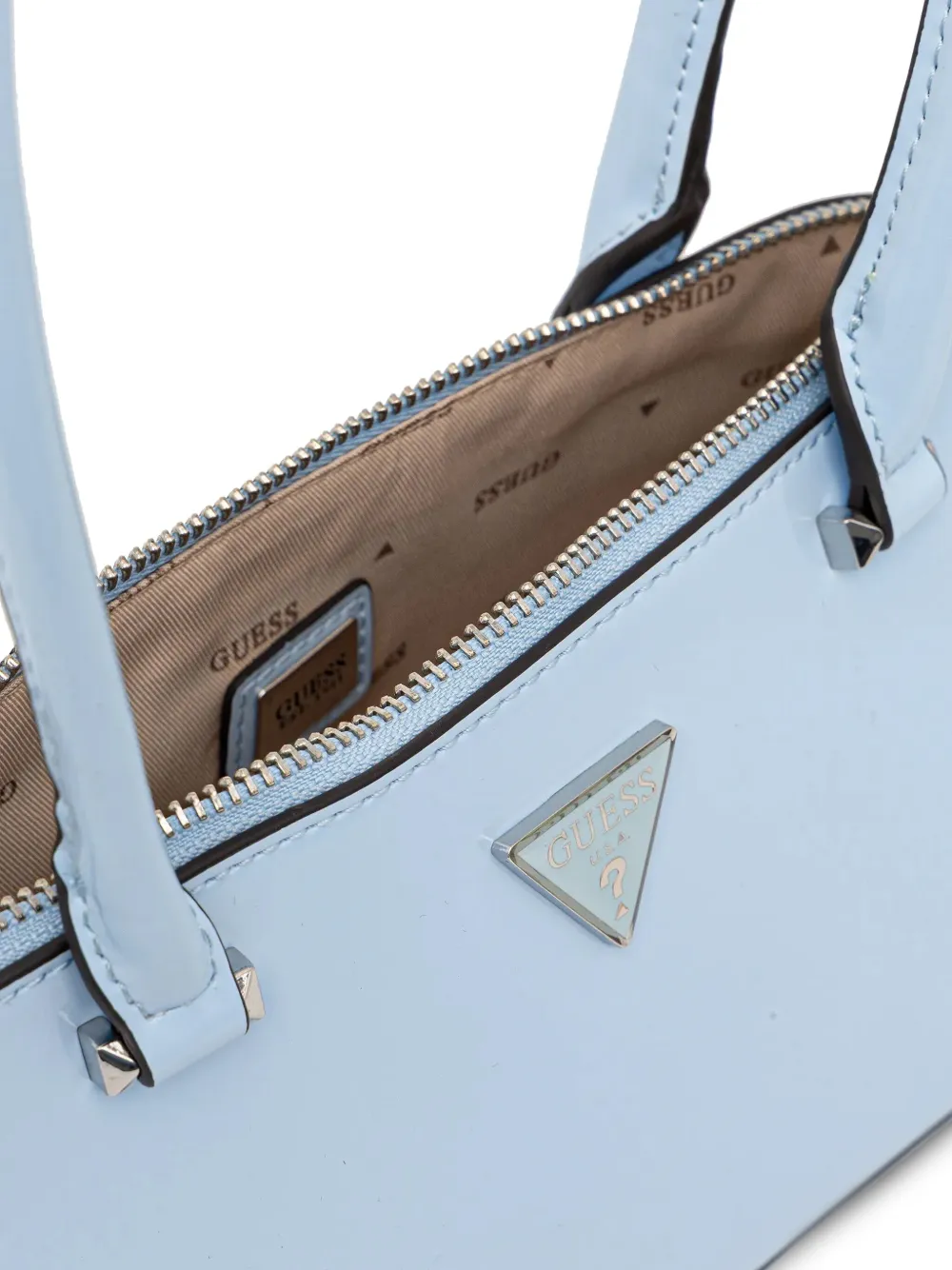 GUESS USA Arnela shopper met logoplakkaat Blauw