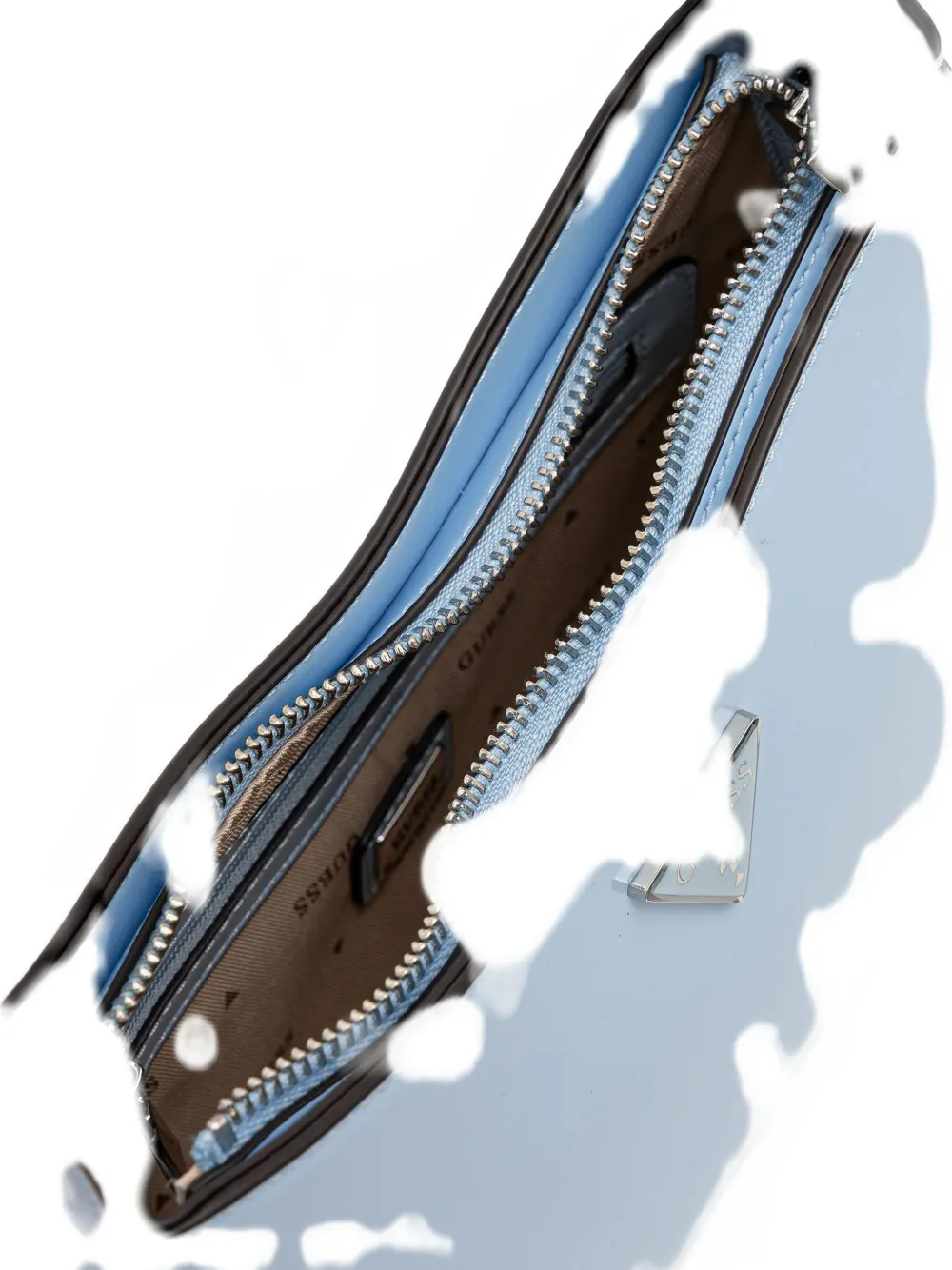 Guess Usa Arnela Triangle-logo Tote Bag In Blue