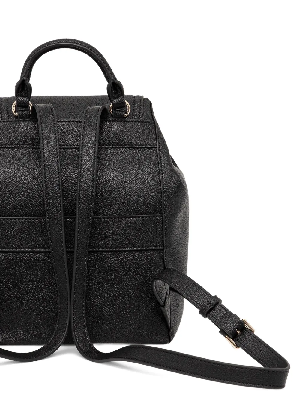 Guess Usa Manhattan Zip-pocket Backpack In Black
