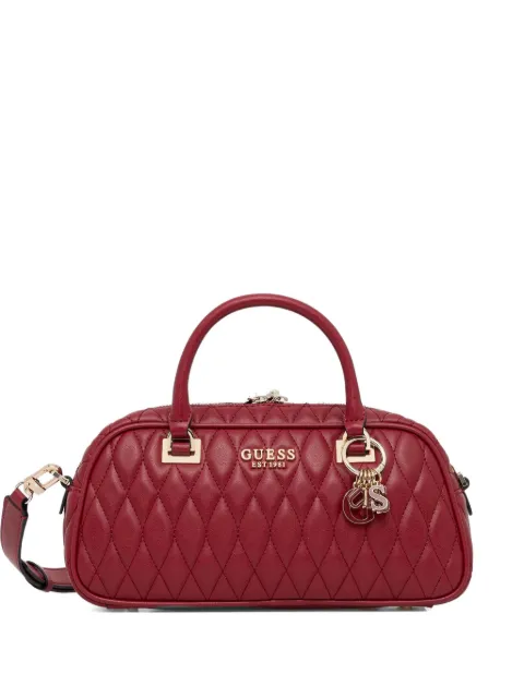 GUESS USA quilted charm-detail tote bag